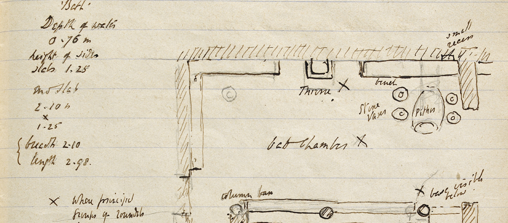 A page from Arthur Evans