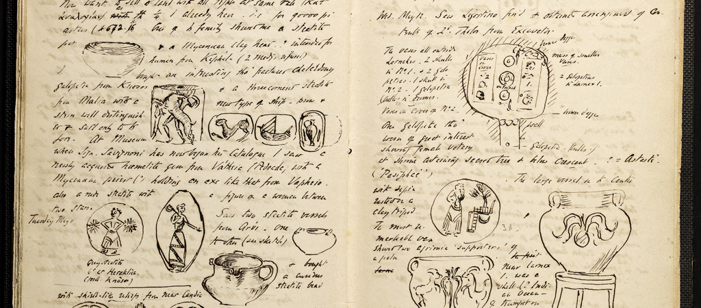 The travel diary of Arthur Evans during his visit to Crete in 1896